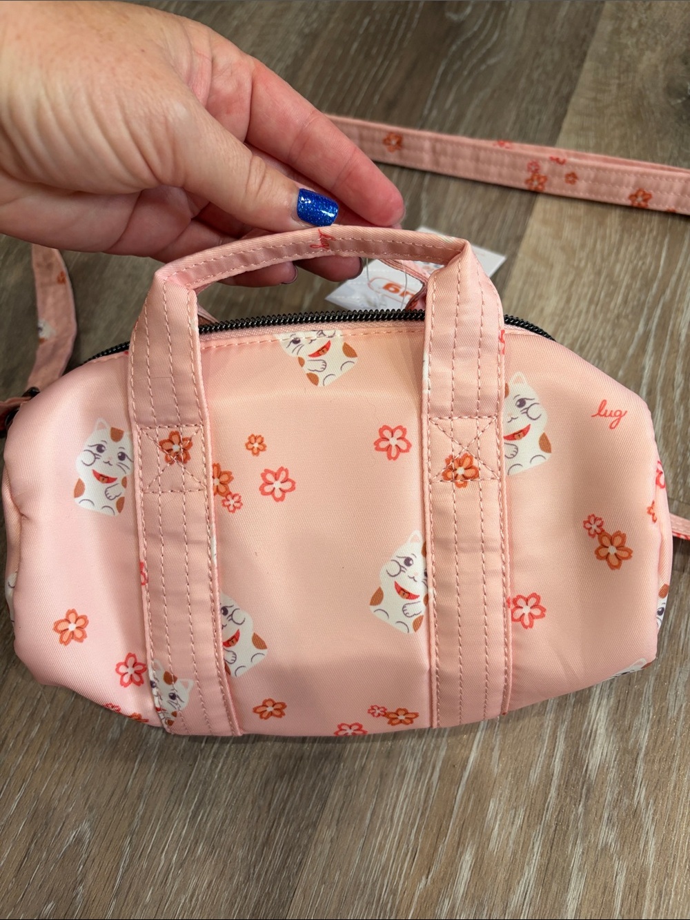 NWT LUG RALLYCAR LUCKY CAT sakura blossom - Picture 3 of 4